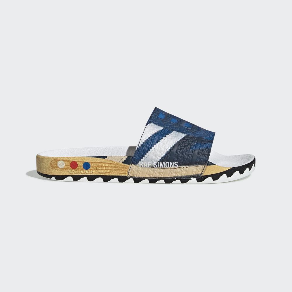 Adidas RS L.A. Adilette Chanclas Azules Para Hombre (MX-59571)